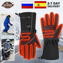 HEROBIKER Motorcycle Gloves Waterproof Heated Guantes Moto Touch Screen Battery Powered Motorbike Racing Riding Gloves Winter## 2024 - buy cheap