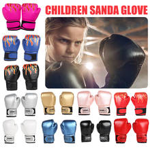 3-10 Yrs Kids Boxing Gloves PU Leather MMA Fighting Punching Bag Kickboxing Gloves Karate Muay Thai Training Workout Gloves Kids 2024 - buy cheap