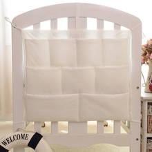 Crib Organizer Cradle Diaper Organizer for Cot Baby Bedding Set Cotton Newborn Baby Accessories Nursery Bag Bed Nappy Pocket 2024 - buy cheap