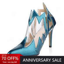 CHMILE CHAU-Zapatos de fiesta sexys para Mujer, botas de tacón alto de aguja con punta puntiaguda, botines de moda, 70887-4a 2024 - compra barato
