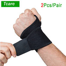 Tcare 1Pair Reversible Wrist Brace Support Thumb Stabilizer Adjustable Wrist Support Wrap for Volleyball Badminton Adult Protect 2024 - buy cheap