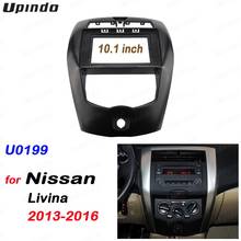 Radio de coche 2DIN de 10,1 pulgadas ABS PC, marco de Panel de Fascias de plástico para NISSAN lidona 2013-2016 2024 - compra barato