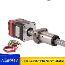 1pcs ball screw motor length 60mm nema17 stepper motor ess42hs60-p1x sfu1210 closed loop servo stepper motor 2024 - buy cheap