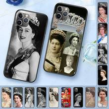 Мягкий чехол для телефона с аксессуарами для iphone 11 11pro max 5s SE 6s 7 8plus x xs xr xsmax, однотонный чехол с изображением королевы Елизаветы II и принцессы 2024 - купить недорого