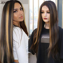 Synthetic  Wigs For  Women 26inch Long Straight Hair Middle Part  Lace 4 Color Optional  Cosplay/Daily High Temperature Fiber 2024 - buy cheap