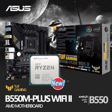 New AMD Ryzen 5 5600 R5 5600 + ASUS TUF GAMING B550M PLUS (WI-FI) II Micro-ATX Motherboard Set Kit Ryzen All New But Without Fan 2024 - buy cheap