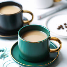 European Vintage Coffee Mug Ceramic Set Gold Customizable Afternoon Tea Set Coffee Wholesale Taza De Cafe Teapot and Mug Set 2024 - buy cheap