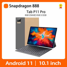 Global Version Tab P11 Pro Tablet Snapdragon 888 1600*2560 10.1inch LCD Screen 8800mAh 8GB 256GB  Android 11.0 Tablet 5G Network 2024 - compre barato