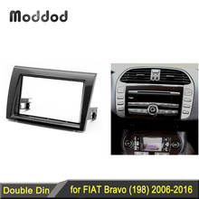 Doble Din Fascia para Fiat Bravo Radio Panel para estéreo y DVD Dash Monte CD de instalación Kit de marco ajustable placa 2024 - compra barato