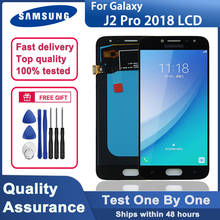 Pantalla táctil LCD para Samsung Galaxy J2 Pro, 100% ", J250, J250F, SM-J250F/DS, Super AMOLED, 5,0 probado 2024 - compra barato