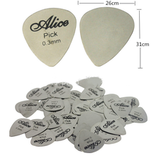Hot Sale 10/5Pcs Thin Metal Guitar Pick 0.3mm Durable Silver Color Professional Bass Ukelele Finger Guitar Picks Accessories 2024 - buy cheap
