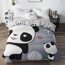 Svetanya 1pc Duvet Cover 100% Cotton Quilt Comforter Blanket Case Kids Cartoon Panda Printed 2024 - buy cheap