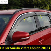 Lapetus-accesorios para Suzuki Vitara Escudo 2015-2019, visores de ventana, toldos, Protector de lluvia, visera, Kit de cubierta 2024 - compra barato