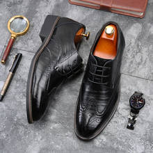 Homens sapatos formais escritório designer social casamento luxo elegante sapatos masculinos 2021 novo 2024 - compre barato