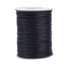 Pandahall 185yards/roll Black Korean Waxed Polyester Cords For Jewelry Making Findings DIY Bracelets 1.0mm thick Thread Rope 2024 - buy cheap