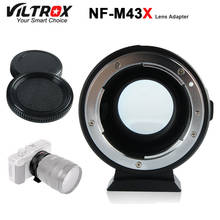Viltrox NF-M43X Focal Reducer Speed Booster Adapter Turbo w/ Aperture for Nikon Lens to M4/3 camera GH4 GH5GK GH85GK GF7GK GX7 2024 - buy cheap