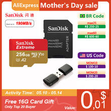 Sandisk-cartão de memória micro sd, 64gb, 128gb, 32gb, 256gb, 400gb, u3, 4k, v30, 512gb, cartões tf para pc 2024 - compre barato