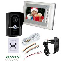 Sysd 7 polegada monitor de cor com fio vídeo porteiro para casa kit câmera visão noturna ir apartamento segurança 2024 - compre barato