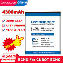 LOSONCOER 4300mAh ECHO Battery For CUBOT ECHO Battery 2024 - buy cheap
