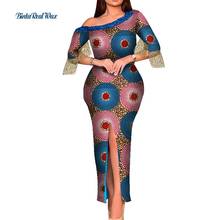 Vestidos africanos con estampado africano para mujer, elegantes Vestidos con borlas ostentosas para fiesta de boda africana, Ankara, WY7863 2024 - compra barato