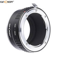 K & f concept-lente de alta precisão, adaptador para lente nikon ai, para sony nex porcelana 7 3 f5 5r c3 e câmera de montagem 2024 - compre barato