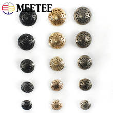 Meetee 10pcs 15-25mm Hollow Metal Buttons for Suit Clothes Coat Shank Button  DIY Garment Decoration Buckle Sew Accessories D4-2 2024 - buy cheap