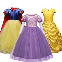 Костюм принцессы для девочек; Фантазийное платье; Карнавальный костюм на Хэллоуин; Рождественское платье для детей; Disfraz 2024 - купить недорого