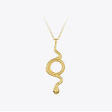 ENFASHION Snake Pendant Necklace Women Stainless Steel Golor Color Animal Choker Necklace Fashion Jewelry 2020 Collar P203075 2024 - buy cheap