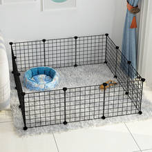 Foldable Pet Playpen Crate Iron Fence Puppy Kennel House Exercise Training Puppy Kitten Space Dog Gate Supplies For Dogs Rabbit 2024 - buy cheap