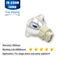 7R P-VIP 180-230 Вт лампа MSD Platinum 7R лампа для студийной сцены совместимая для луча 230 лампа с движущейся головкой 2024 - купить недорого
