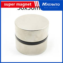 1/2PCS 50x30mm Big Powerful Magnets NdFeB Permanent Round Magnet 50x30 mm Thick Neodymium Magnetic Super Strong N35 50*30 mm 2024 - buy cheap