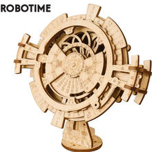 Robotime Creative DIY Perpetual Calendar Wooden Model Building Kits Assembly Toy Gift for Children Adult Dropshipping  LK201 2024 - buy cheap