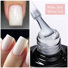 UR SUGAR 7.5ml Milky Jelly White Gel Nail Polish White Color Soak Off UV Color Gel Varnish For Manicure Nail Art Base Top Gel 2024 - купить недорого
