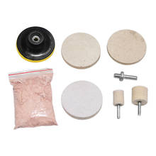 8Pcs/Set 120g Cerium Oxide Powder Polishing Backing Pad Kit For Watch Glass Windscreen Windows Scratch Removal Cleaning Tool Kit 2024 - compre barato