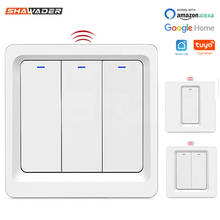 WiFi Smart Light Switch Wall Pressure Switches Intelligent Interruptor Wireless Remote Control Smartlife Tuya Alexa Google Home 2024 - buy cheap