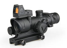 Tactical LED Scope 4x32 ACOG mini Reflex red dot scope for Airsoft 2022 NEW ARRIVAL 2024 - buy cheap
