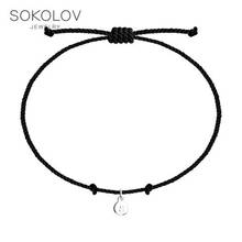 SOKOLOV-pulsera de plata para hombre y mujer, joyería de moda, 925 2024 - compra barato