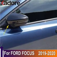 Cubierta de espejo retrovisor cromado para coche Ford Focus, accesorios exteriores de estilo, ABS, 2019, 2020 2024 - compra barato