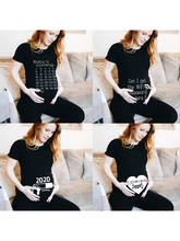 Baby Is Coming Print Women Maternity Clothing Pregnant Tshirt Funny Top Pregnancy Annoument Shirts Maternity Tee Ropa Embarazada 2024 - buy cheap