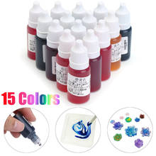 15Pcs/set 10mL 15 Colors Dye Epoxy Resin Pigment UV Resin Coloring Dye Colorant Resin Pigment DIY Handmade Craft Supplie Art Set 2024 - buy cheap