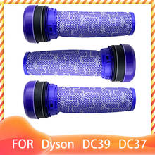 Моющиеся предварительно фильтрующие воздушные фильтры для Dyson DC39 DC37 Запчасти для пылесоса + щетка 2024 - купить недорого