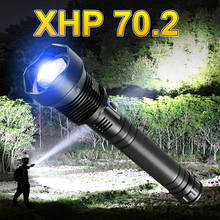 Linterna táctica Led XHP70.2 de 250000 Lm, la más potente, Xhp70, Usb, luz de Flash recargable Xhp50, 18650, 26650 2024 - compra barato