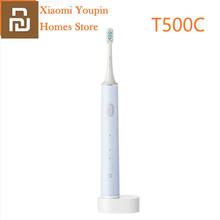 Электрическая зубная щетка Xiaomi Mijia Sonic T500C, беспроводная, перезаряжаемая, водонепроницаемая, ультразвуковая, автоматическая, работает с приложением Mijia 2024 - купить недорого