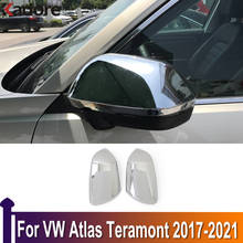 For Volkswagen Atlas Teramont 2017 2018 2019 2020 2021 ABS Chrome Side Door Rearview Mirror Cover Trims Car Exterior Accessories 2024 - buy cheap