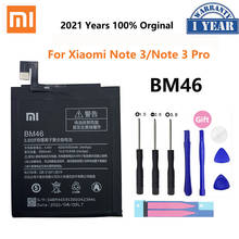 100% Original Real Capacity 4050mAh Mobile Phone BM46 For Xiaomi Redmi Note 3 Note3 Pro/Prime Hongmi Battery+Free Tools 2024 - buy cheap