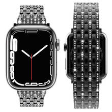 Ремешок для часов Apple watch series SE/6/5/4/3/2, 40/38/42/44 мм, нержавеющая сталь 2024 - купить недорого