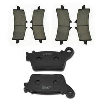 Conjunto completo de pastilhas de freio para motocicleta, pastilhas de freio dianteiro e traseiro para kawasaki segunda peça, ninja1000 2016, 2018, suzuki gsxr600, gsxr750, 11-16 2024 - compre barato