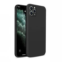 Оригинальный силиконовый чехол для телефона Iphone 11 12 Pro Max, чехол для Iphone XS Max X XR SE 2020 7 8 PLus, противоударный мягкий чехол, чехлы 2024 - купить недорого