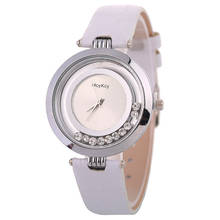 Relógio feminino com pulseira de quartzo, relógio de quartzo com pulseira elegante estilo simples e único 2024 - compre barato