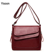 Winter Style Soft Leather Luxury Handbags Women's Bags Designer Woman Messenger Shoulder Crossbody Bags For Women Sac A Main 2024 - buy cheap